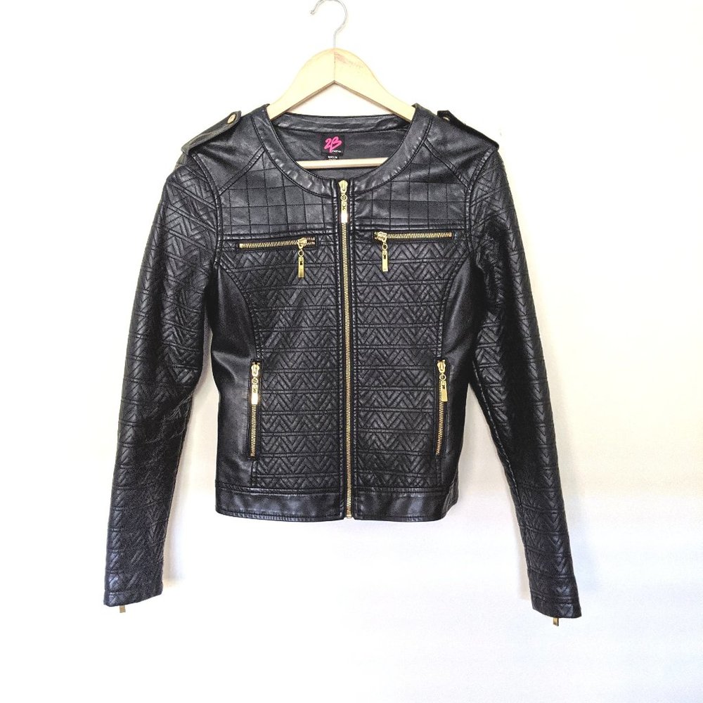 BEBE leather jacket